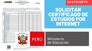 🔥Como Solicitar CERTIFICADO OFICIAL DE ESTUDIOS DIGITAL Por INTERNET Inicial Primaria y Secundaria👈 [upl. by Babita185]