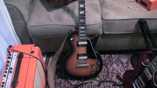 Stain your fretboard Ebony 2014 Gibson LPJ Fireburst [upl. by Aileahcim]