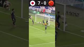 japan vs china footballmoments football beritabola shorts [upl. by Ibrad967]