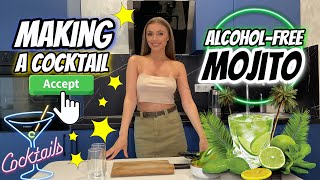 MAKING A AlCOHOLFREE MOJITO🍹 [upl. by Gilcrest]