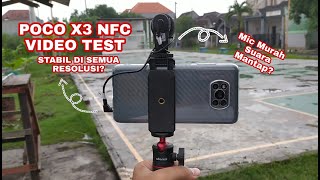 POCO X3 NFC VLOG VIDEO TEST  MIC MAMEN 06 MANTAP KALI [upl. by Onifled]