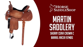 Martin Saddlery Sherry Cervi Crown C Barrel Racer 97MDS [upl. by Huggins]