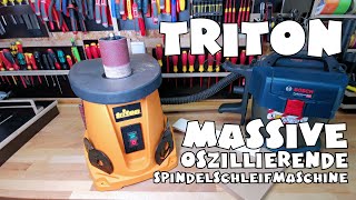 Triton  oszillierende Spindelschleifmaschine 450 W TSPS450 516693 [upl. by Zacek807]