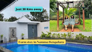 Farm stay at just 30 Kms from bengaluru  What is the price  Know the location details in video [upl. by Marlen27]