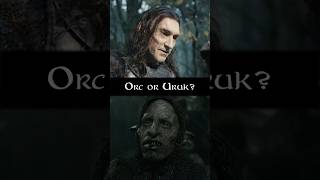 Orcs vs Uruks  Whats the Difference ringsofpower lordoftherings lotr ringsofpowerseason2 [upl. by Row]