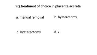 top questions on antepartum haemorrhage APH  DRYR MCQs [upl. by Ainitsirk538]