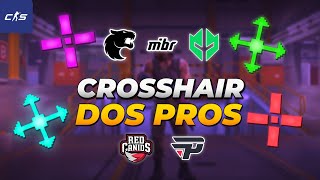 2024 AS MELHORES CROSSHAIRS DO CS2  MIRA DOS PROS [upl. by Stephie801]