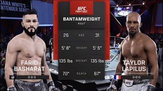 UFC Vegas 84 Basharat vs Lapilus UFC 5 Simulation [upl. by Clarkson687]