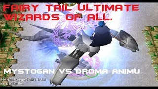 Mystogan vs Droma Animu  Fairy Tail Warcraft 3 Map  Anime Map  Fairy Tail Ultimate Wizards of All [upl. by Eelrebma347]