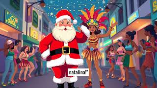 Papai Noel Confuso era Carnaval Natal Carnaval RioDeJaneiro Alegria Festa [upl. by Leinad716]