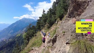 Wandern in SüdtirolItalien Dorf TirolVellauLeiteralmDorf Tirol [upl. by Flita]