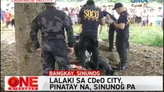 One Mindanao Sunog na Bangkay Natagpuan sa Cagayan de Oro City [upl. by Aneehc]