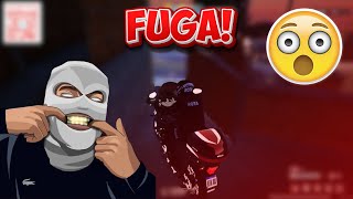 DISPAROS DURANTE PERSEGUIÇÃO  DEU FUGA  GTA RP [upl. by Hamitaf215]