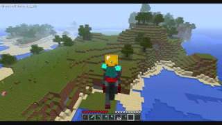 Minecraft Mo Creatures Mod  All Horses [upl. by Nemhauser]