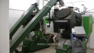 CARBOROBOT Biomass heating plant 280kWmp4 [upl. by Eneleh]