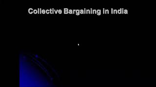 BBA HRM Lecture 27 Collective bargaining in India [upl. by Ignazio]