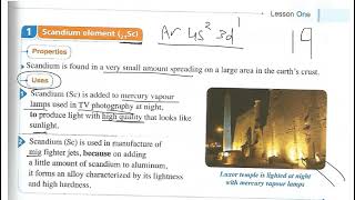 scandium 3rd yr secondary [upl. by Lanctot]