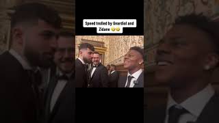 SPEED meets Gvardiol amp Zidane at the Ballon dOr ceremony ishowspeed speed [upl. by Solita]