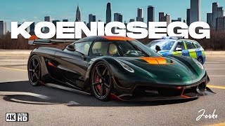 Koenigsegg Jesko Catches Crowd And Police Attention [upl. by Veljkov]