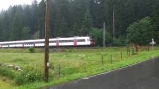 le train C F F de la Vallée de Joux 01072012PierreAlain [upl. by Enilrem60]