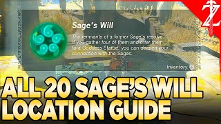 All 20 Sages Will Location Guide  Tears of the Kingdom [upl. by Julia]