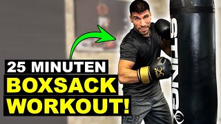 Boxsack Workout für ZUHAUSE zum Mitmachen Auch für Anfänger [upl. by Emogene]