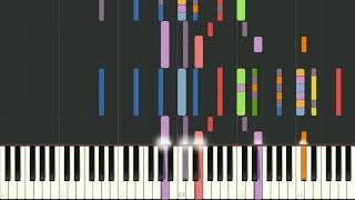 Morning Mood from Edvard Griegs Peer Gynt suite  synthesia [upl. by Akehsar]