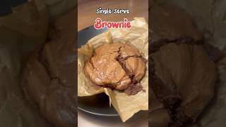 Single serve brownie  easy and delicious brownie brownie baking beginners recipe food [upl. by Brennen733]