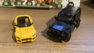 Lego Speed Champions MercedesAMG G 63 amp MercedesAMG SL 63 Speedbuild and Review [upl. by Einaffets609]