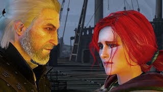 THE WITCHER 3  Farewell with Triss Reject or Stay all options 4K 60fps [upl. by Anwat22]