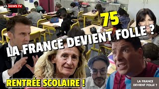 La France devient folle  75 RENTRÉE SCOLAIRE Actualités française du 01092024 [upl. by Maxia]