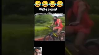 BABA ram dav ne gajab ki cycle chalyi 😂😂 youtube funny shorts comedy [upl. by Valenba950]