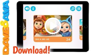 😀 Dave and Avas App for IOS  Nursery Rhymes and Baby Songs from Dave and Ava 😀 [upl. by Auqinaj]