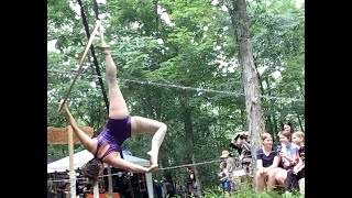 AERIAL MOON performance from West Virginia Renaissance Festival Aerial Alanna [upl. by Lohse]