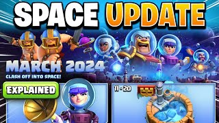 March 2024 Space Update amp Events Calendar Explained Clash of Clans [upl. by Asila]