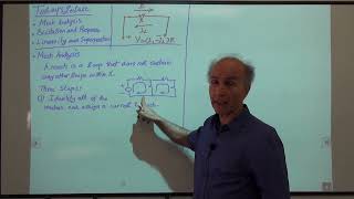 Razavi Basic Circuits Lec 8 Mesh Analysis Linearity Superposition [upl. by Roderica]