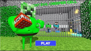 Escape CREEPERS BARRYS PRISON RUN Scary obbyRoblox Scary Obby Live Stream roblox shortslive [upl. by Elolcin]