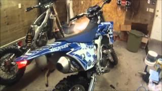 2012 WR450F GYTR FMF pipe [upl. by Nibas917]