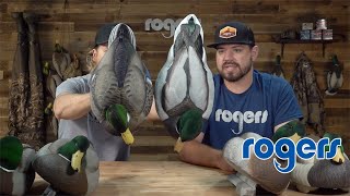 Flocked Head Mallard Drake Decoy Comparison [upl. by Dennett]