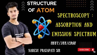 Structure of atom  Absorption amp emission spectrum  line spectra of Hydrogen  NEET JEE  CBSE [upl. by Photina]