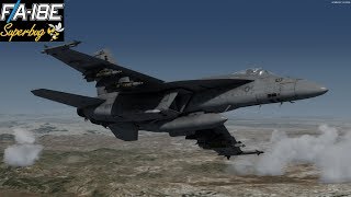 FA18E Bombing Mission in Syria VRS Superbug in Prepar3D v44 [upl. by Eyt174]