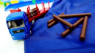 Helfer Autos Spielzeugautos transportieren Lasten Kindervideos auf Deutsch [upl. by Nabetse]