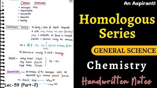 Chemistry  Chapter14 Organic Compounds  Lec59Part2  General Science  An Aspirant [upl. by Anidem819]