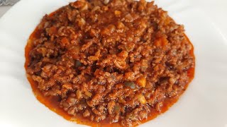 SAUCE TOMATE À LA VIANDE HACHÉE  LA SAUCE BOLOGNAISE [upl. by Riess60]