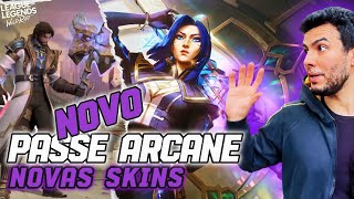 PEGUEI 3 SKINS NAS BOX DO EVENTO amp PASSE ARCANE GRATIS WILDRIFT [upl. by Sall]