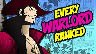 Every Warlord of the Sea Ranked One Piece [upl. by Birkett]