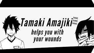 ASMR Tamaki Amajiki helps you with your wounds MHA Audio Gender Neutral [upl. by Nevada]