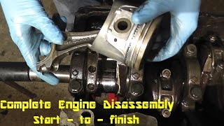 How to Disassemble an Engine Step by Step [upl. by Nwahsan]