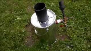 PART 1  extreme simple DriZzleR mini gasifier  build it [upl. by Wileen]