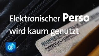 10 Jahre elektronischer Personalausweis Deutsche nutzen digitale Funktionen bisher kaum [upl. by Alroi695]